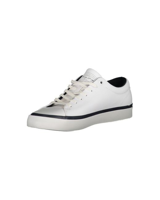 Tommy Hilfiger White Elevate Your Game With Stylish Sneakers for men