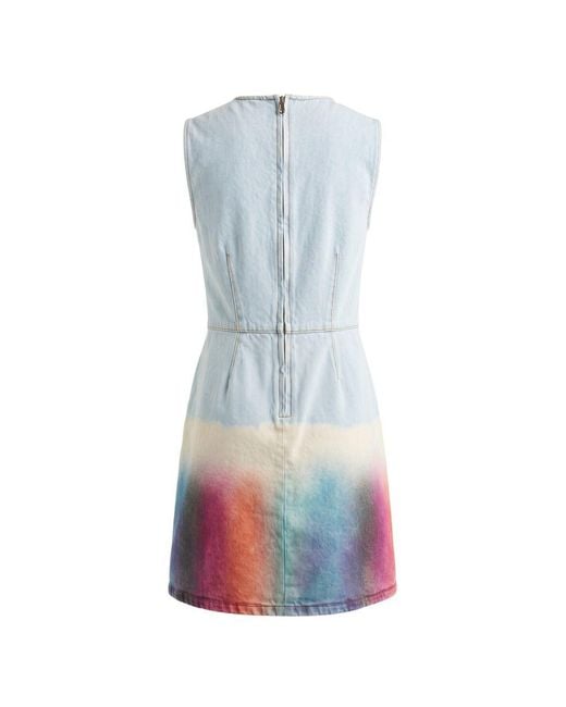 Trussardi Blue Cotton Dress