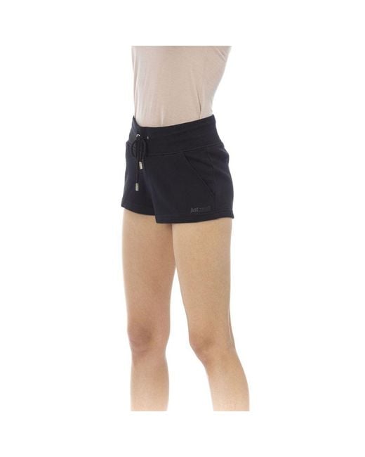 Just Cavalli Blue Cotton Short