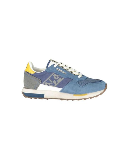 Napapijri Blue Polyester Men's Sneaker for men