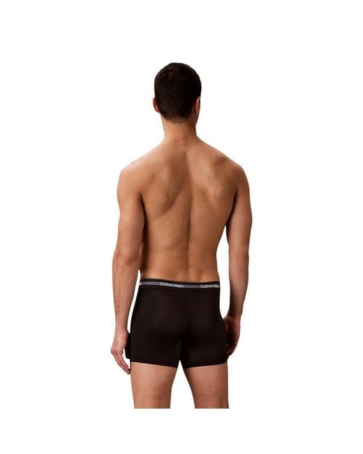 Calvin Klein Black Recycled Polyester Boxers for men