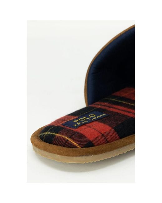 Ralph Lauren Brown Beige Polyester Slippers for men