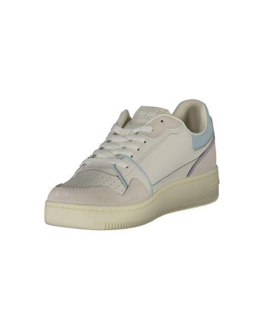 Tommy Hilfiger White Court Sneakers