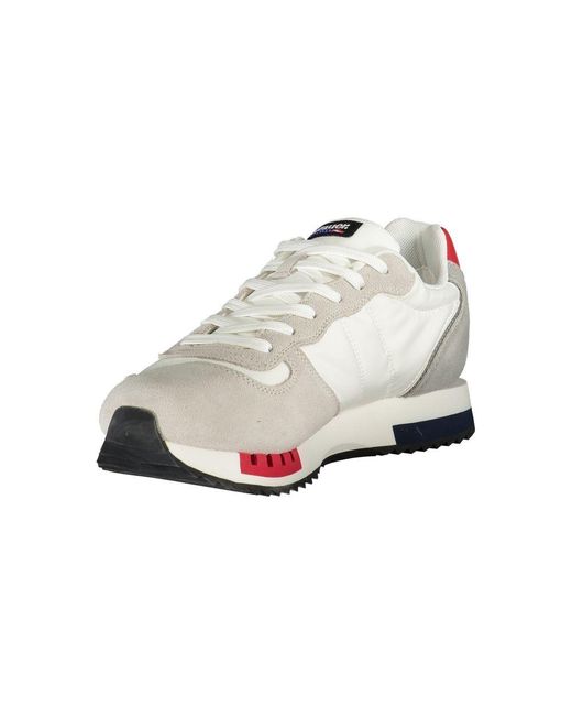 Blauer White Polyethylene Men Sneaker for men
