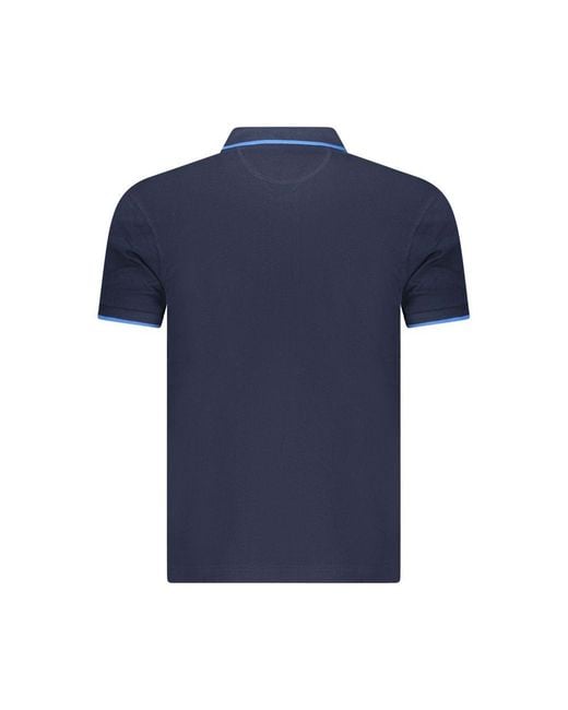 La Martina Blue Cotton Men's Polo Shirt for men