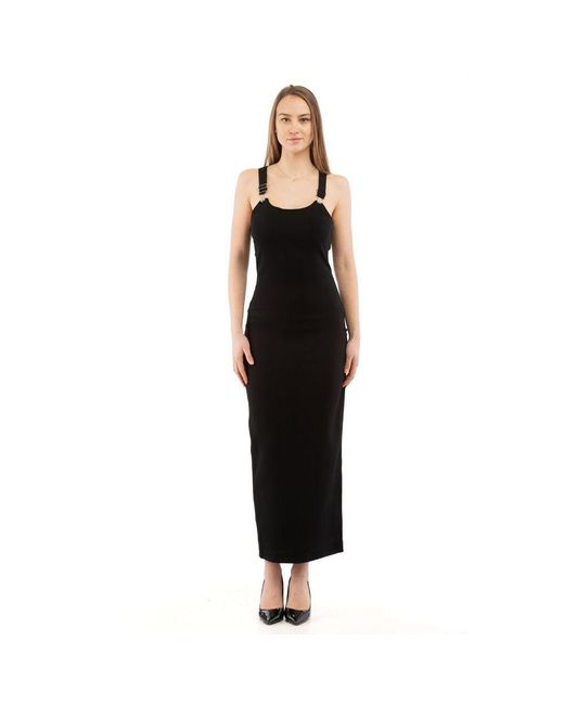 Moschino Black Marabou Casual Dress