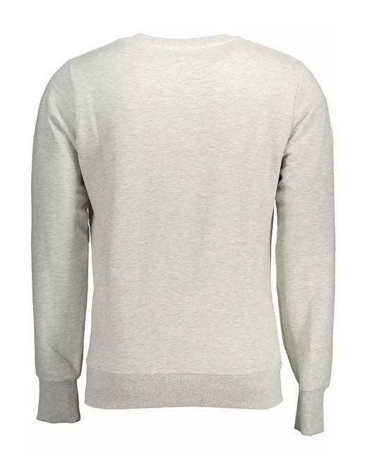 Superdry Gray Cotton Sweater for men