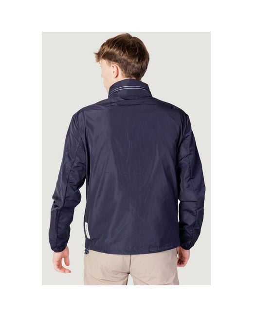 ARMANI EXCHANGE Blue Polyester Jacket for men