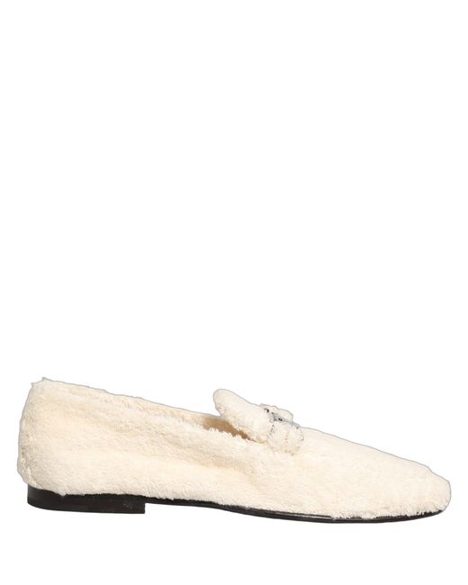 Dolce & Gabbana Natural White Fur Shearling Men Dress Loafers Shoes for men