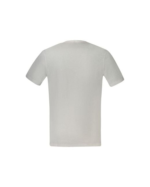 Boss Gray Cotton T-Shirt for men