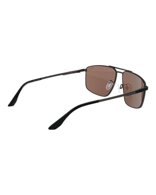 BMW Brown Black Titanium Sunglasses for men