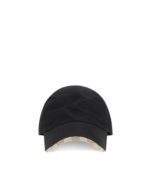 Gucci Black Cotton Cap (baseball Hat) for men