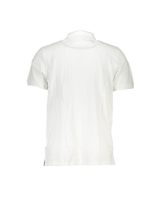 Timberland White Cotton Polo Shirt for men