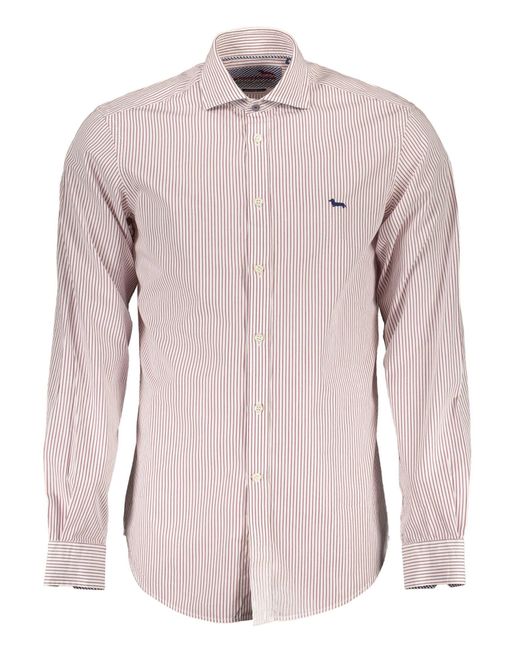 Harmont & Blaine Pink Elegant Cotton Dress Shirt for men