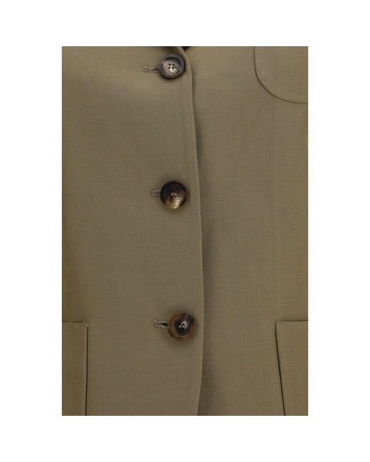 Fabiana Filippi Green Viscose Blazer