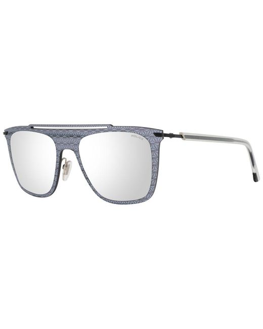 Police Gray Plastic Sunglasses for men