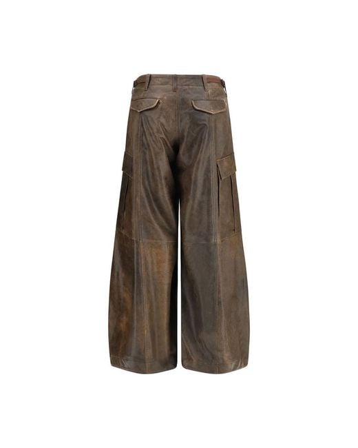 R13 Brown Lamb Ovis Aries Cargo Pants