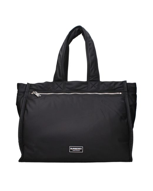 Burberry Black Nylon Shoulder Bags for men
