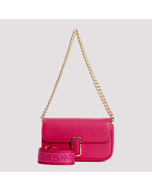 Marc Jacobs Pink The Mini Soft Shoulder Bag