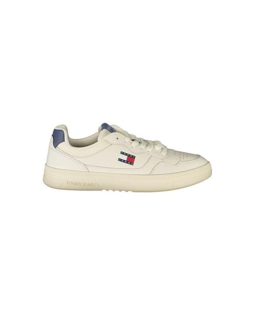Tommy Hilfiger White Leather Sneaker for men