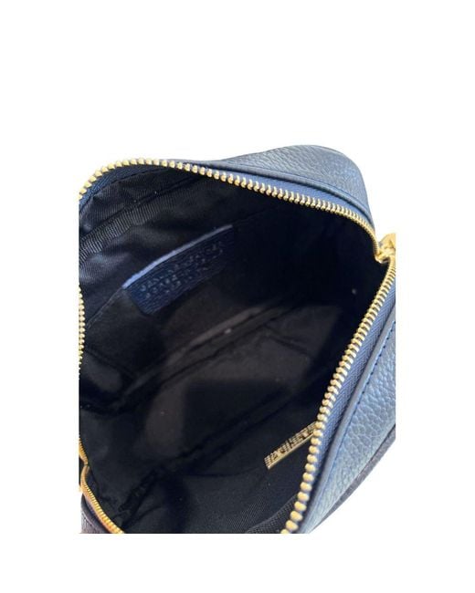 Baldinini Blue Leather Crossbody Bag