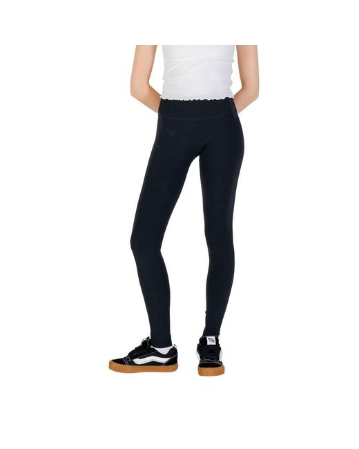 Converse Blue Black Cotton Leggings