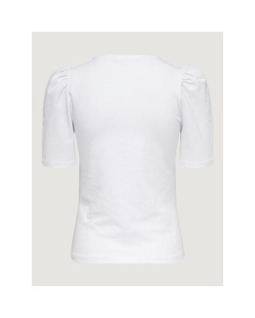 ONLY White Cotton Tops & T