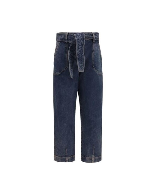 Giorgio Armani Blue Cotton Jeans Denim