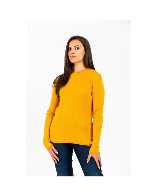 Gas Yellow Wool Sweatshirt