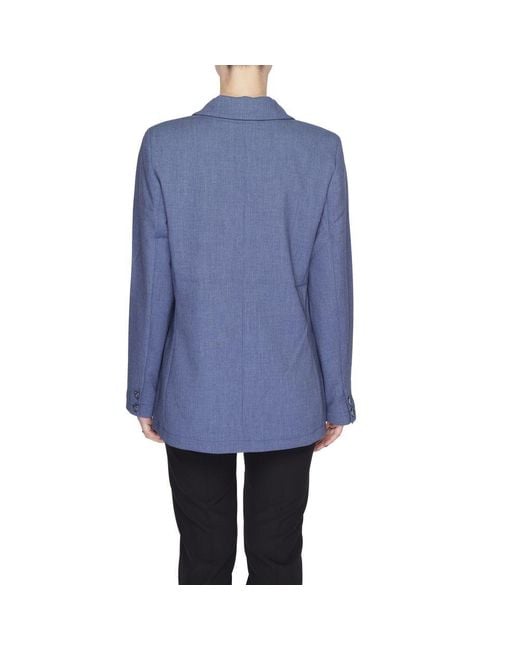 Street One Blue Polyester Suits & Blazer