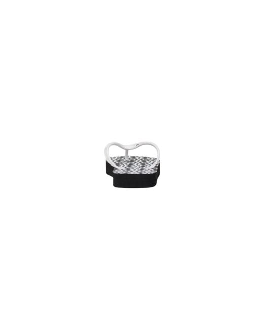 ARMANI EXCHANGE Multicolor Black And White Rubber Flip