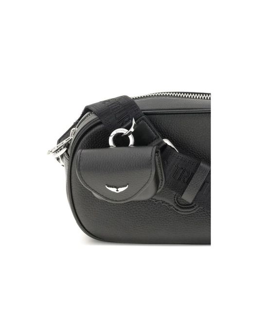 Zadig & Voltaire Gray Rock With You Shoulder Bag
