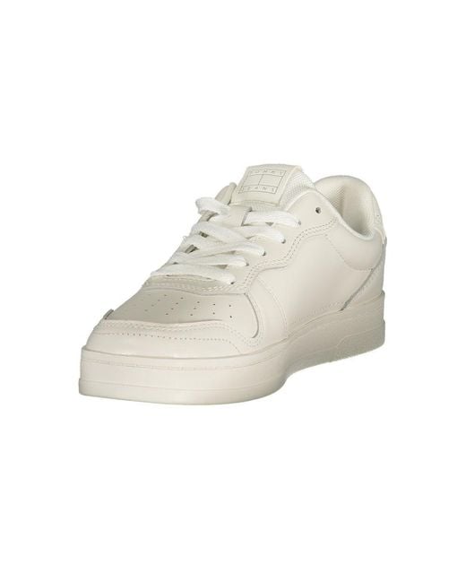 Tommy Hilfiger White Leather Sneaker