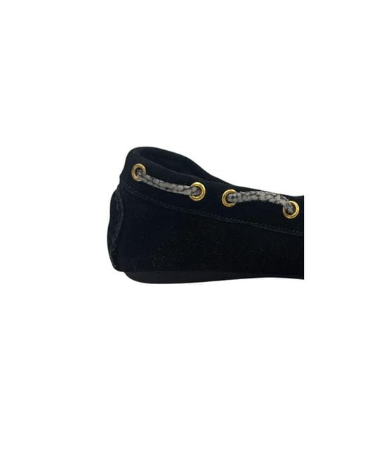 Borbonese Blue Black Rubber Loafer