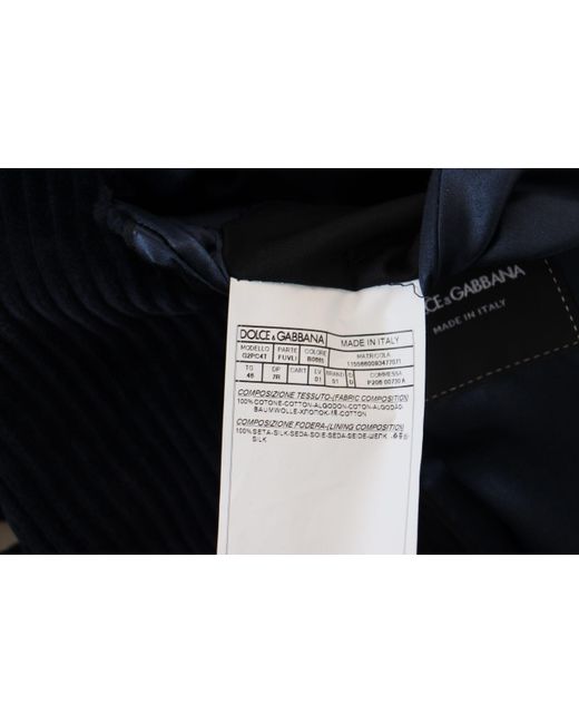 Dolce & Gabbana Black Cotton Cardigan Long Coat Jacket for men