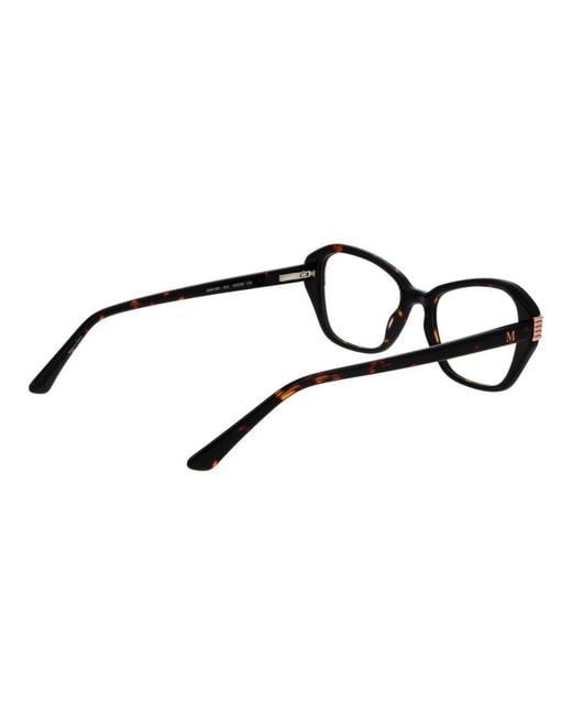 MARCIANO BY GUESS Black Brown Acetate Glasses (frames) for men