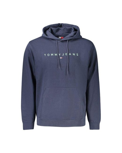 Tommy Hilfiger Blue Cotton Sweater for men