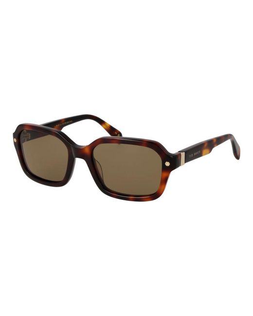Ted Baker Brown Acetate Sunglasses for men