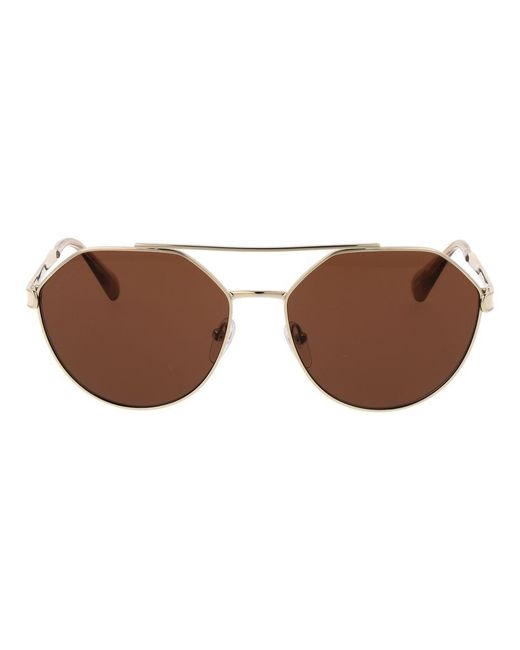 MAX&Co. Brown Metal Sunglasses