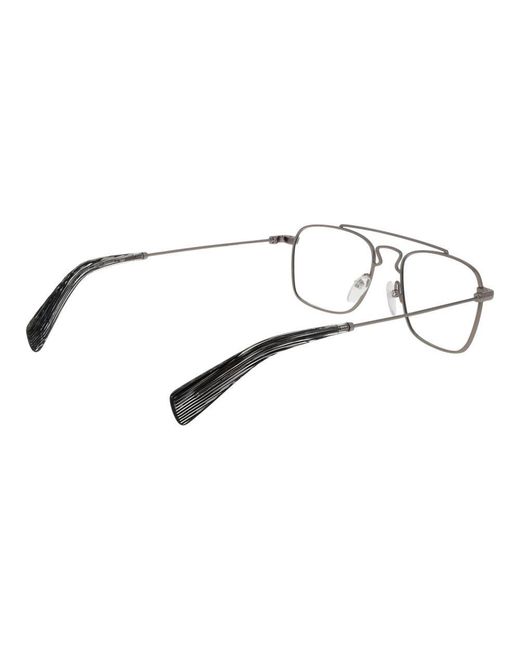 Yohji Yamamoto Brown Metal Glasses (Frames)