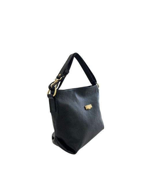 Baldinini Black Leather Shoulder Bag