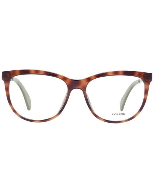 Police Brown Metal & Plastic Glasses (Frames)