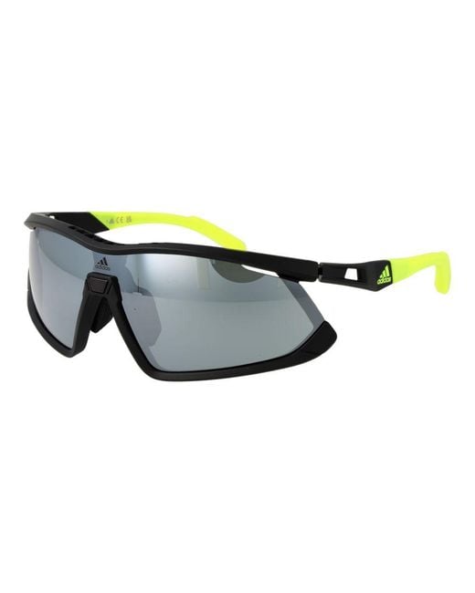 Adidas Blue Black Plastic Sunglasses