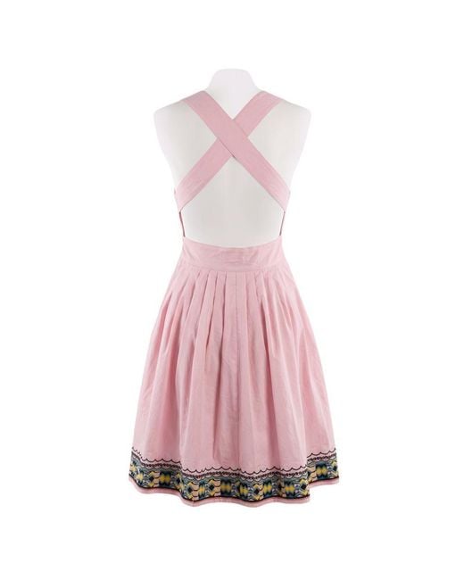 Trussardi Pink Cotton Dress