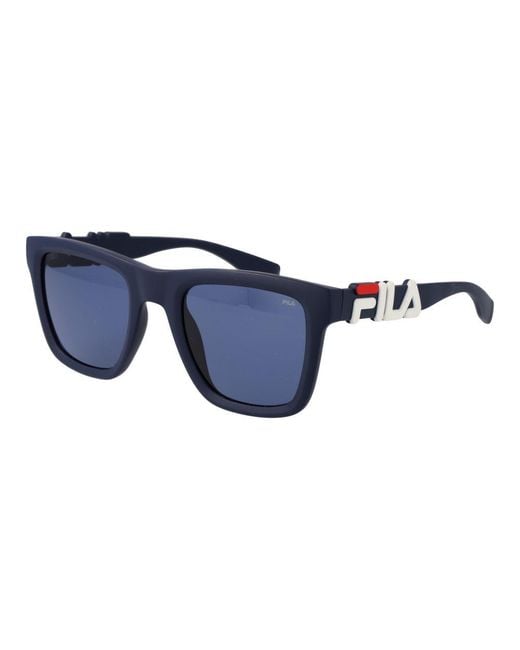 Fila Blue Plastic Sunglasses for men