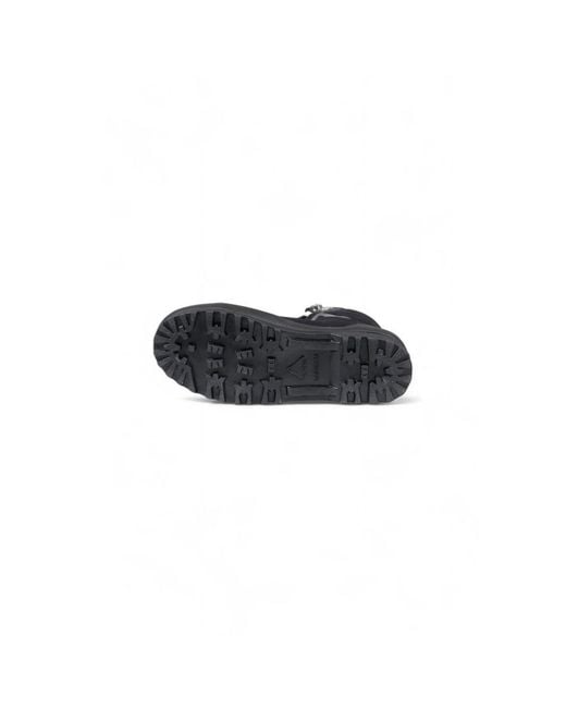 Superga Blue Black Fabric Athletic Sneakers