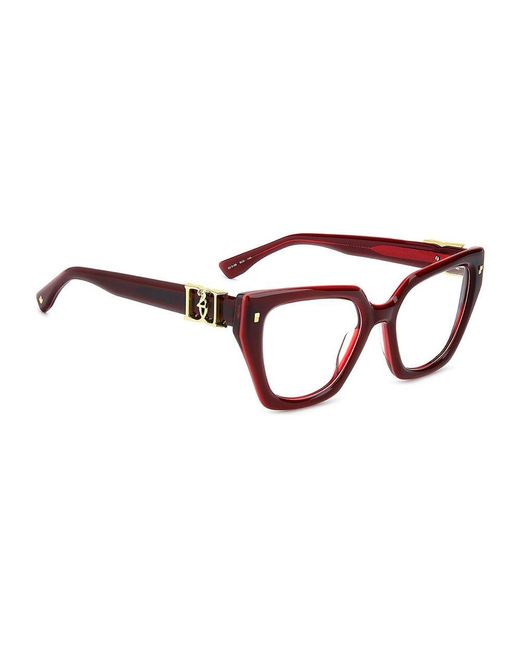 DSquared² Brown Burgundy Acetate Glasses (frames)