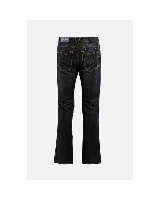 Gas Black Gray Cotton Jeans Denim for men