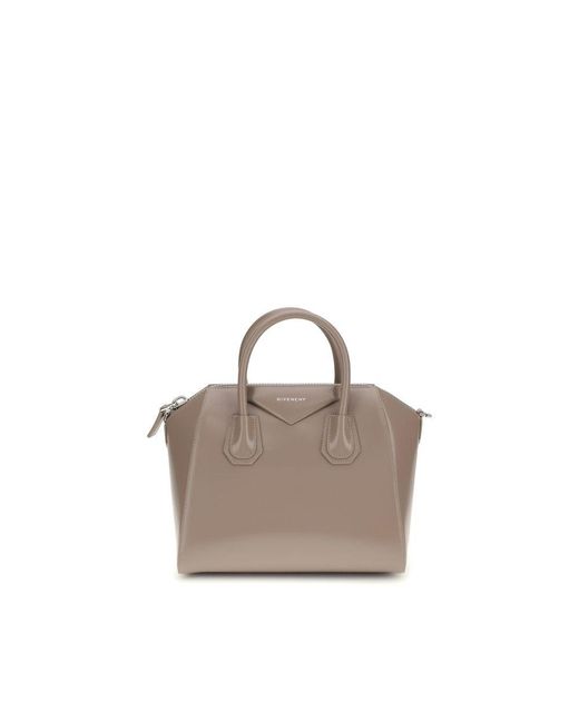 Givenchy Gray Calf Leather Bos Taurus Handbag