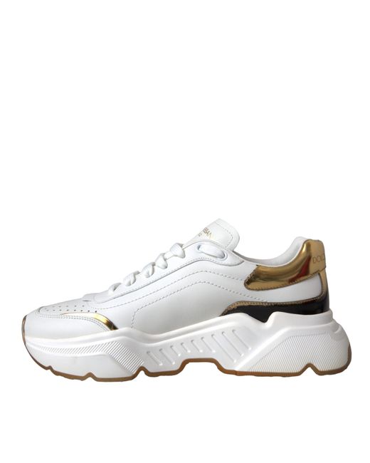 Dolce & Gabbana White Low Top Daymaster Sneakers Shoes (Pre-Owned)